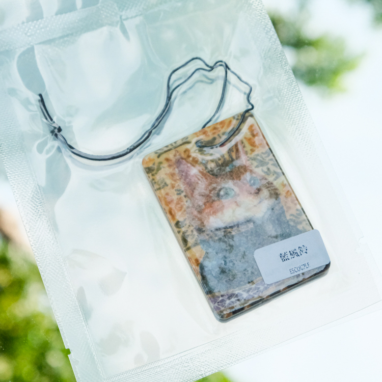 一氏夫婦 Escouple｜動物王國｜香氛片｜橘貓(藍風玲)