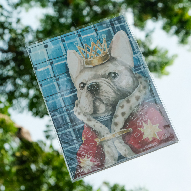 一氏夫婦 Escouple｜動物王國｜明信片｜法鬥