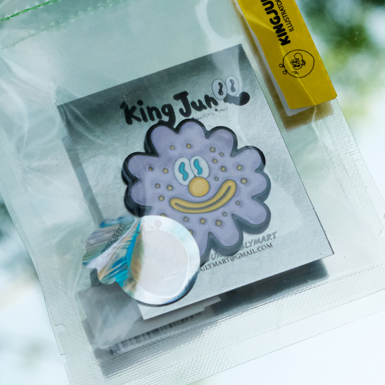 Kingjun｜勳章｜病毒花｜紫黑