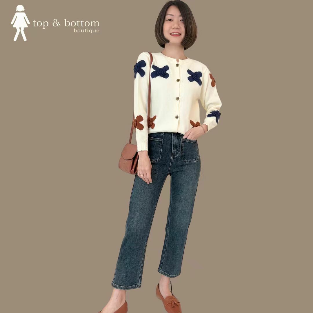 POCKET SLIM FIT ANKLE JEANS