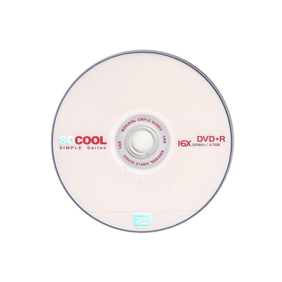 中環 SoCool DVD+R 16X 50片