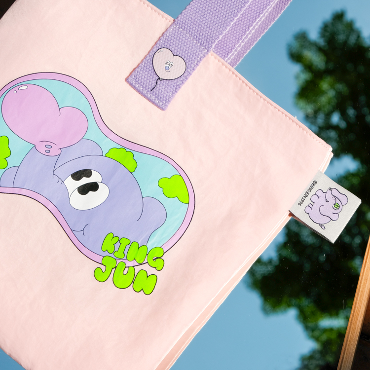 Kingjun｜大象提袋｜粉色