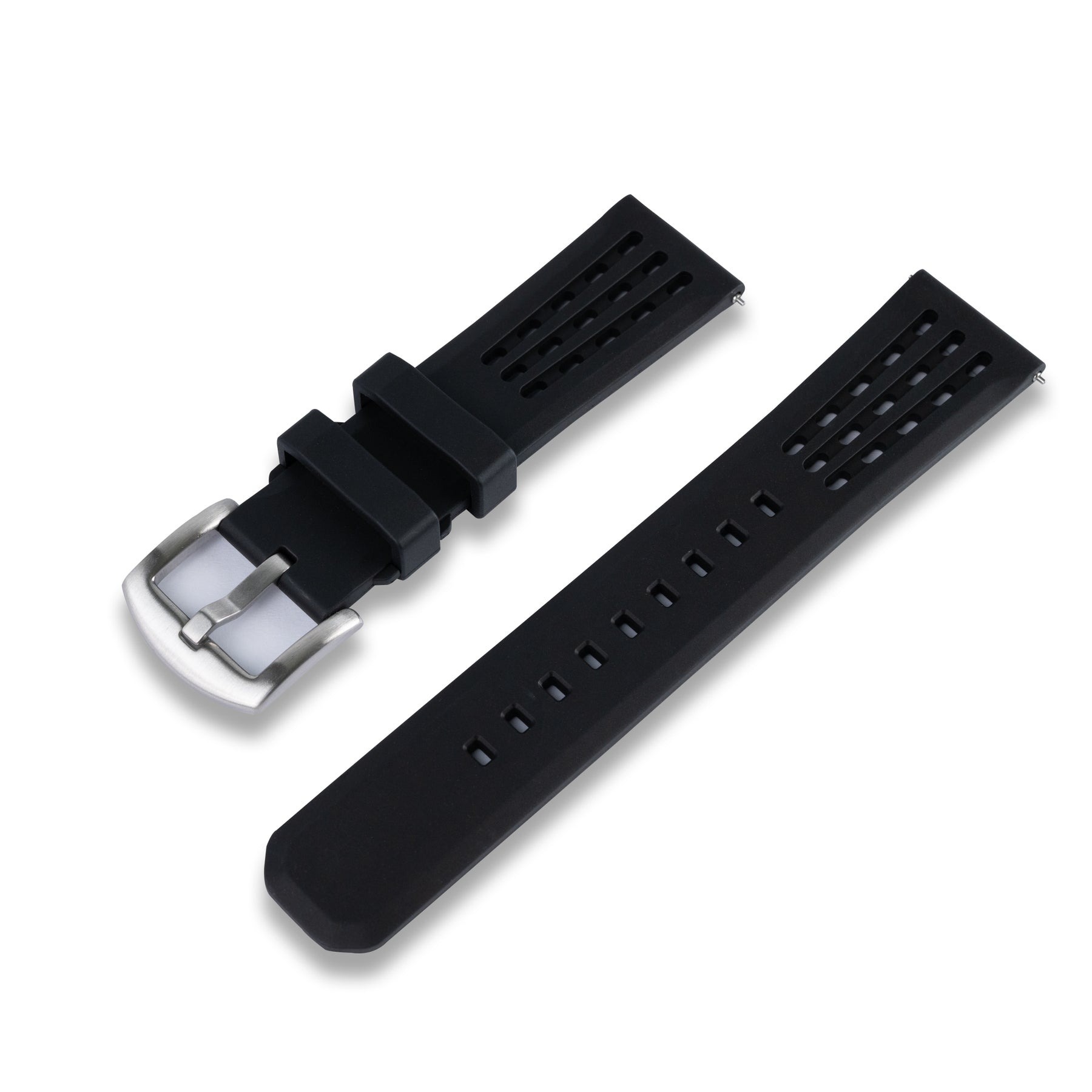 Straight End Diver FKM Rubber Strap (UX09)