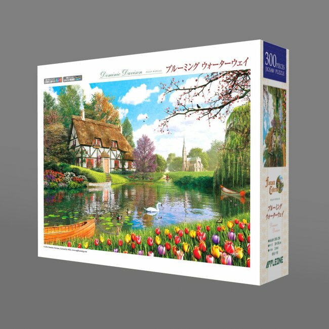 開滿花朵的岸邊