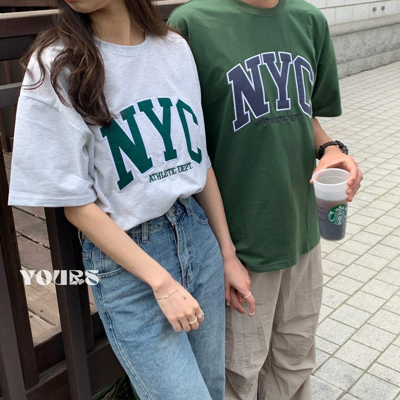 NYC 刺繡 短Tee (3colors)