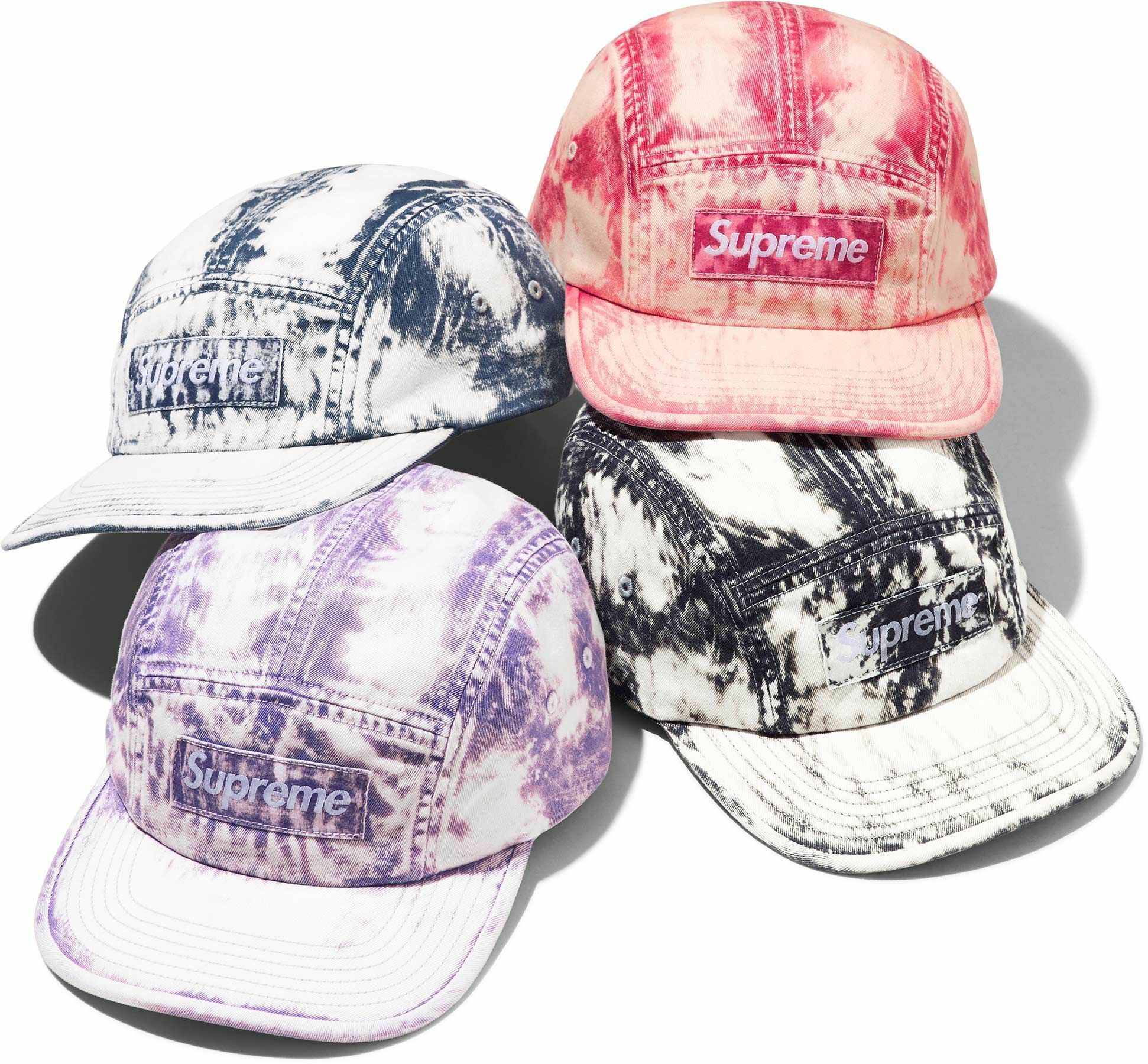 Supreme Bleached Chino Camp Cap (4Colors)