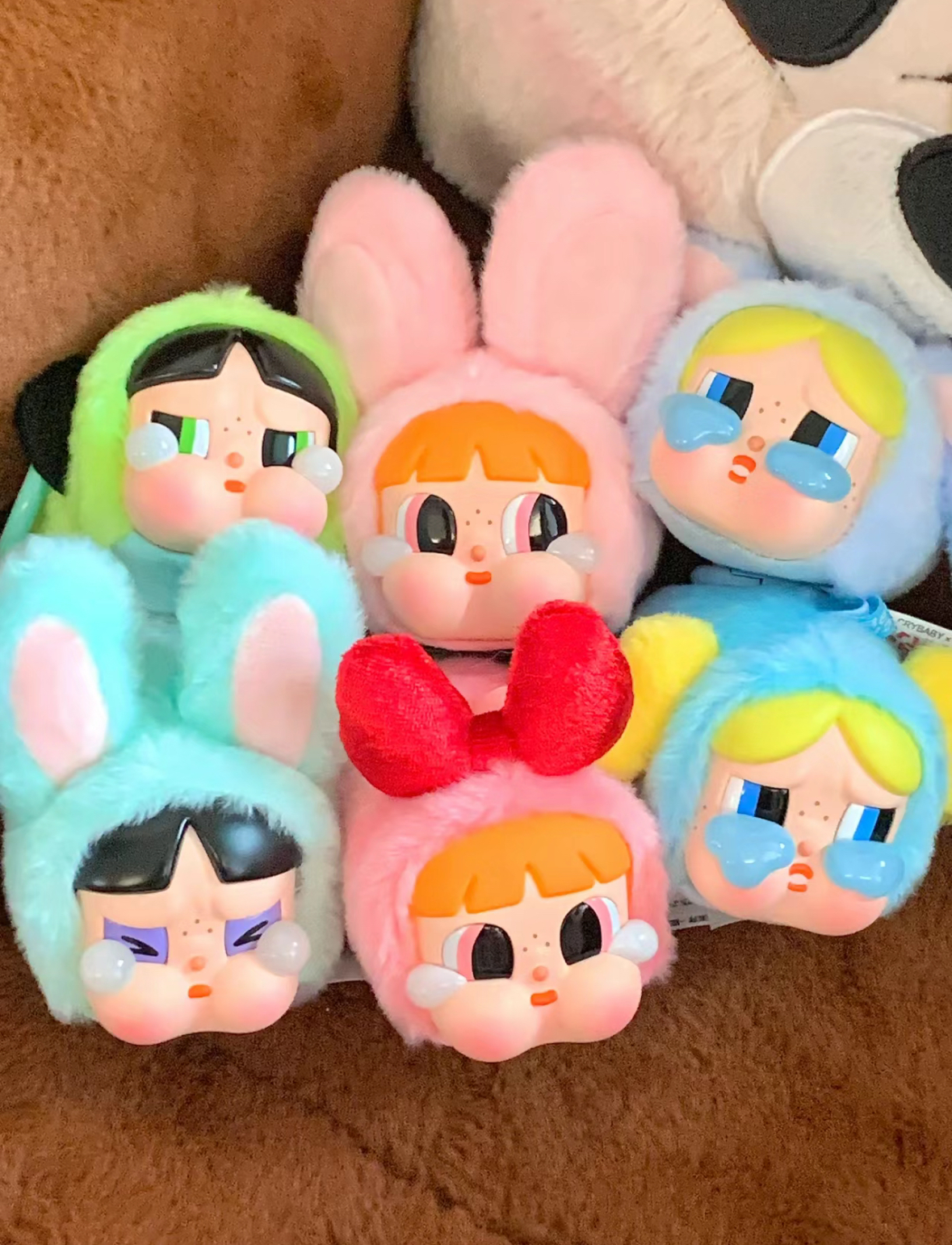 POPMART 泡泡瑪特 官方正版 Crybaby x 飛天小女警 搪膠臉 磁吸公仔 盲盒6+1款/ (任買兩件711免運)預購