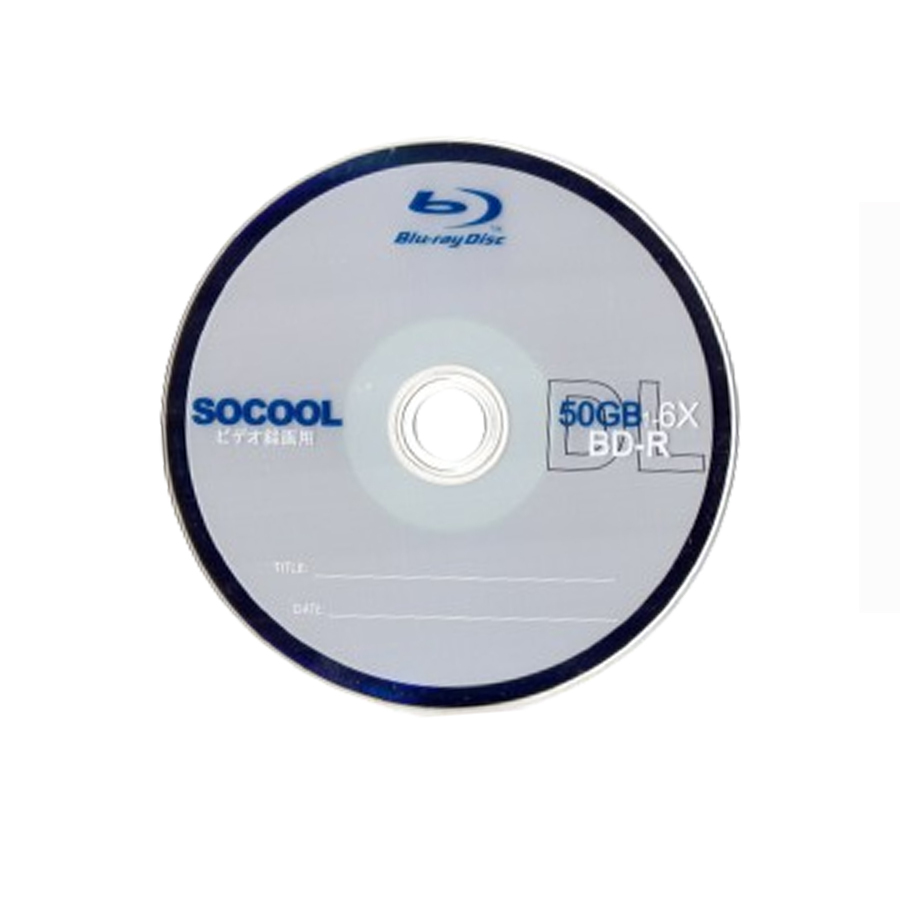 SoCool BD-R DL 50G 藍光片6x