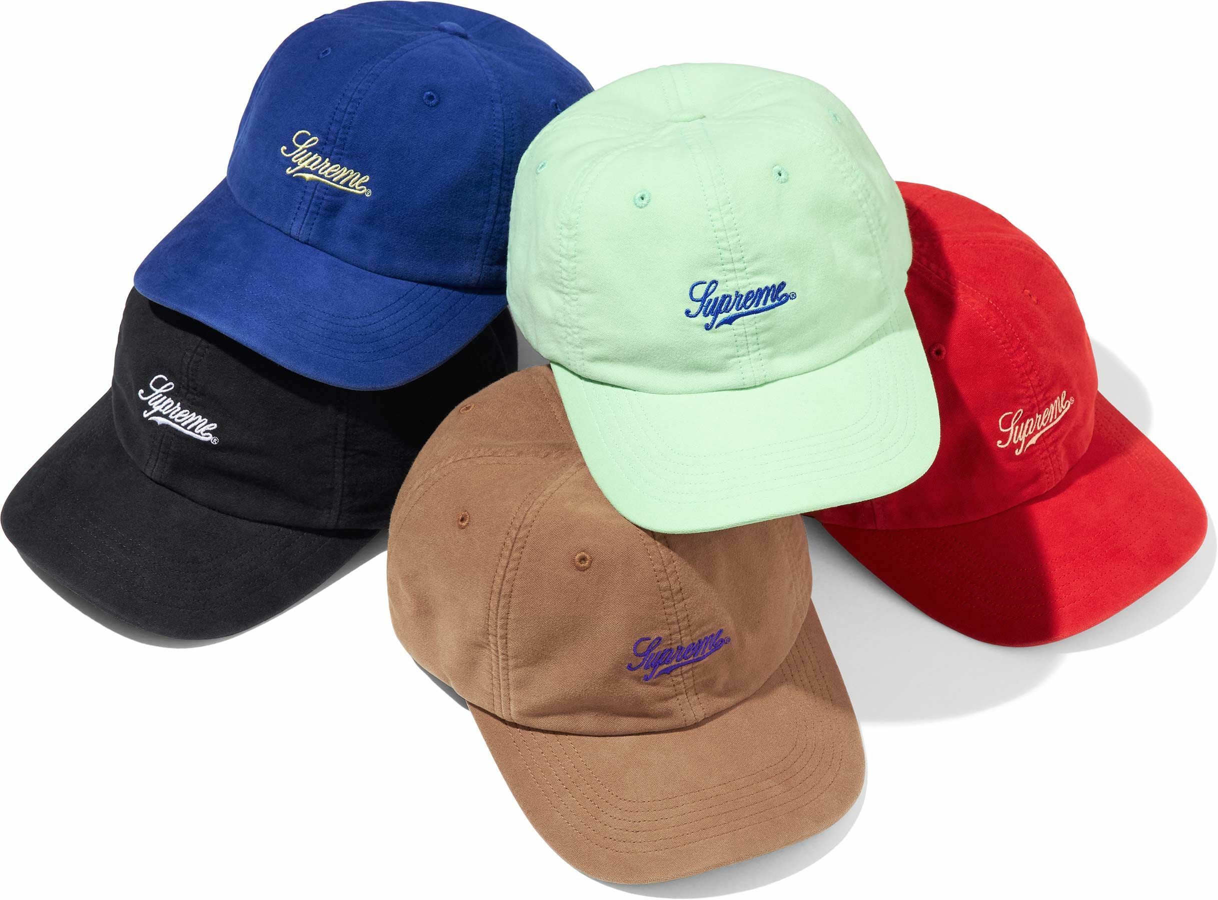 Supreme Lightweight Moleskin 6-Panel Cap (5Colors)