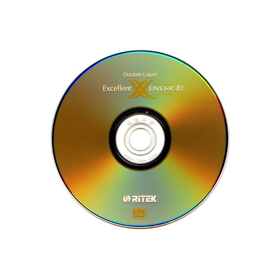 錸德Ritek DVD+R 8x DL 10片桶裝