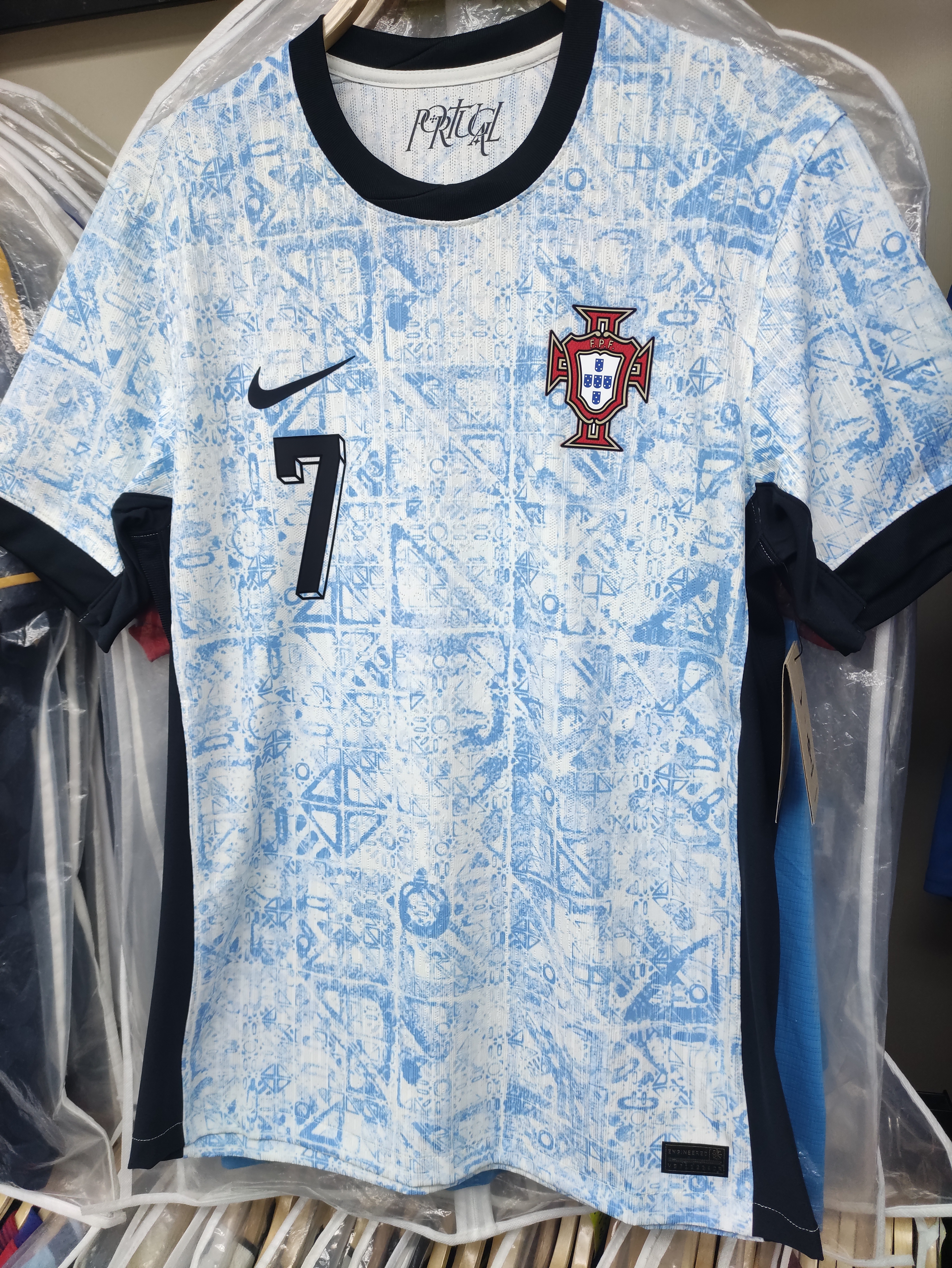 2024葡萄牙國家隊C朗拿度作客球員版球衣