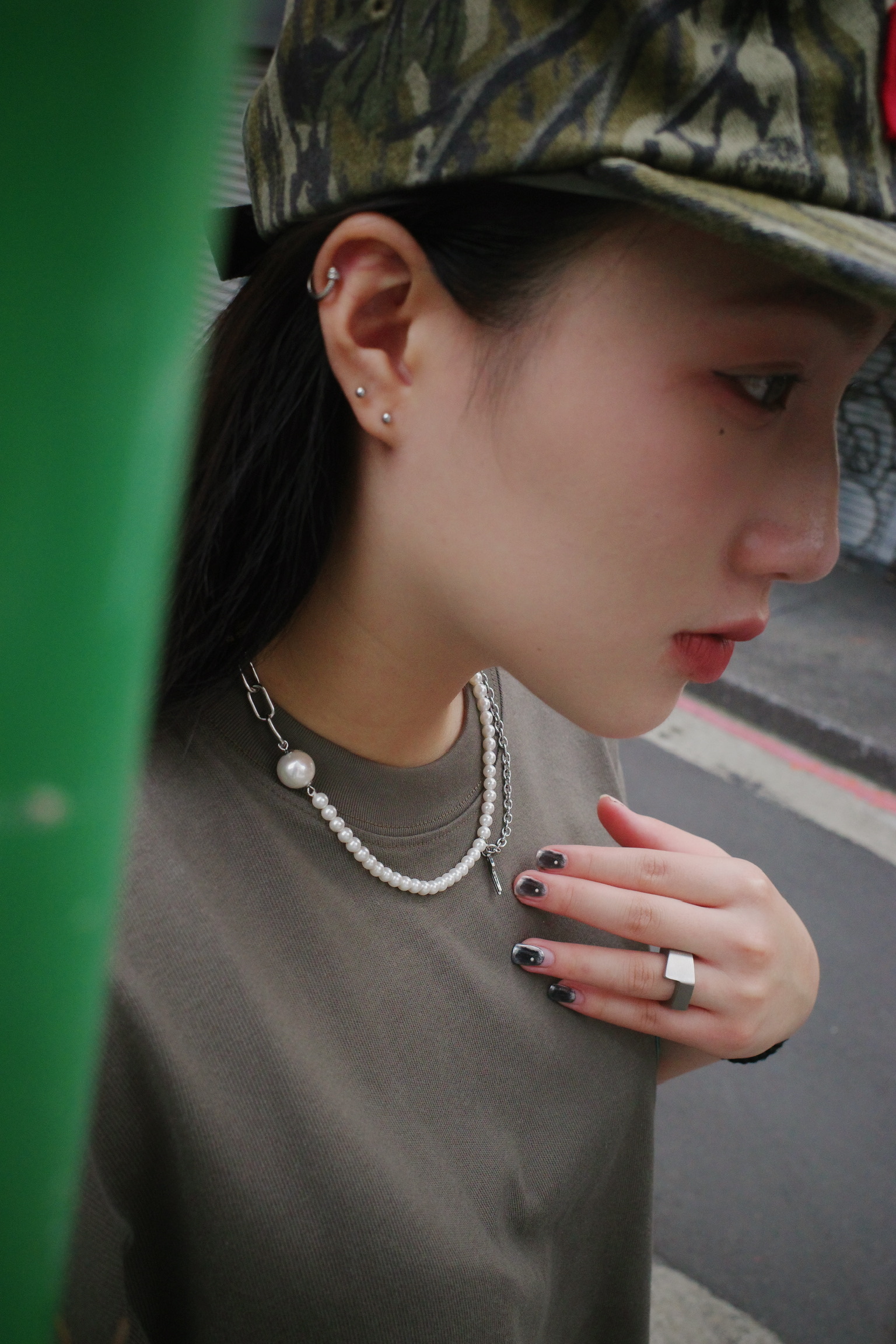 Fe3c F Logo Pearl Necklace 珍珠項鍊