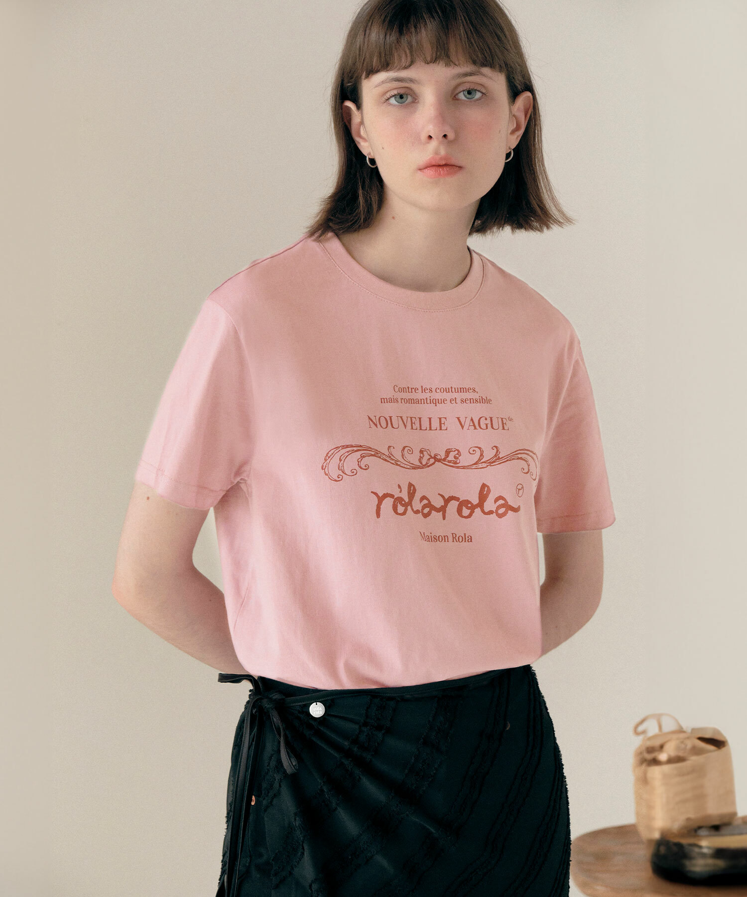 KR ROLA VINTAGE NOUVELLE LOGO HALF T-SHIRT