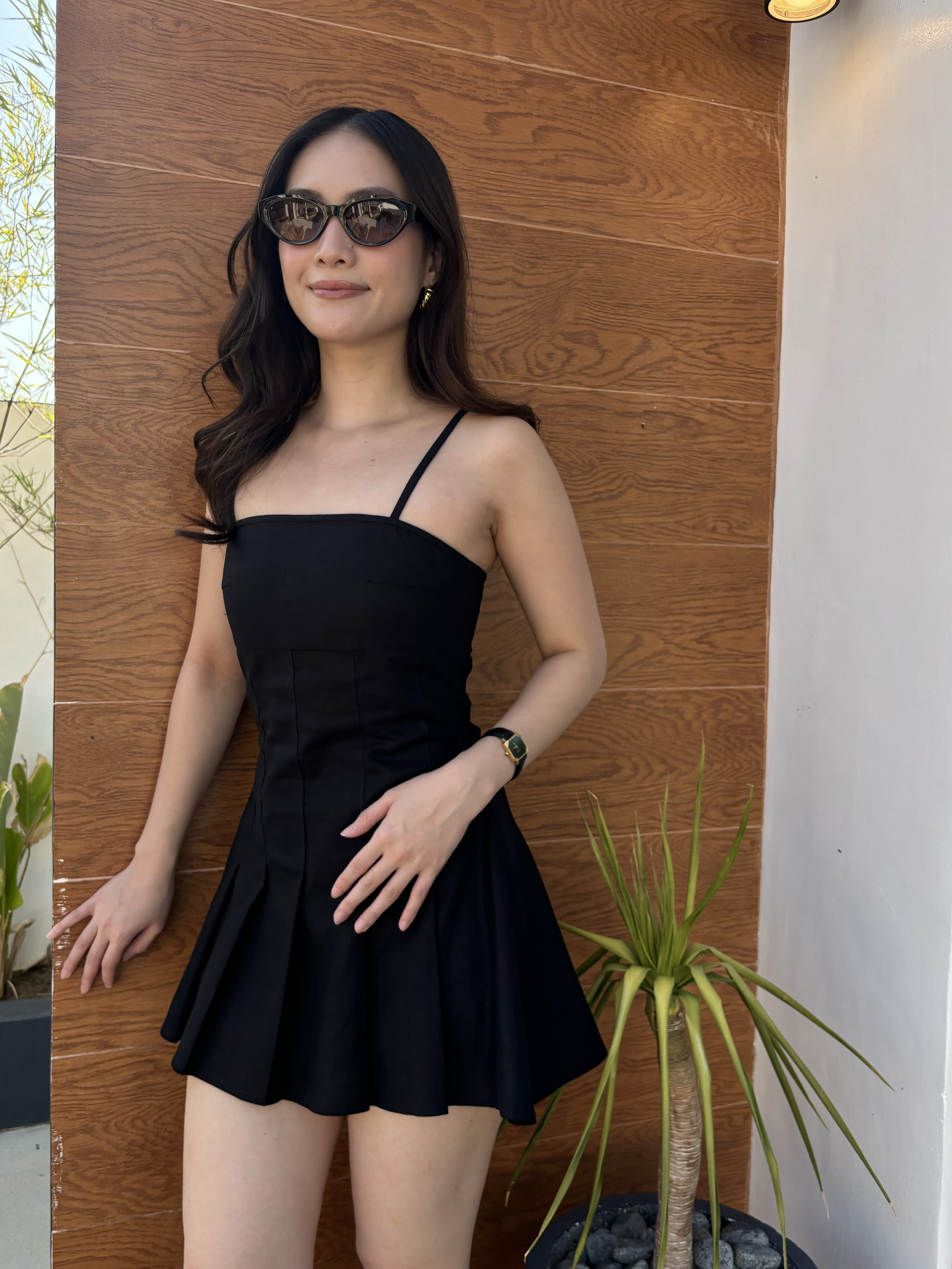 Birch Linen Dress - Black