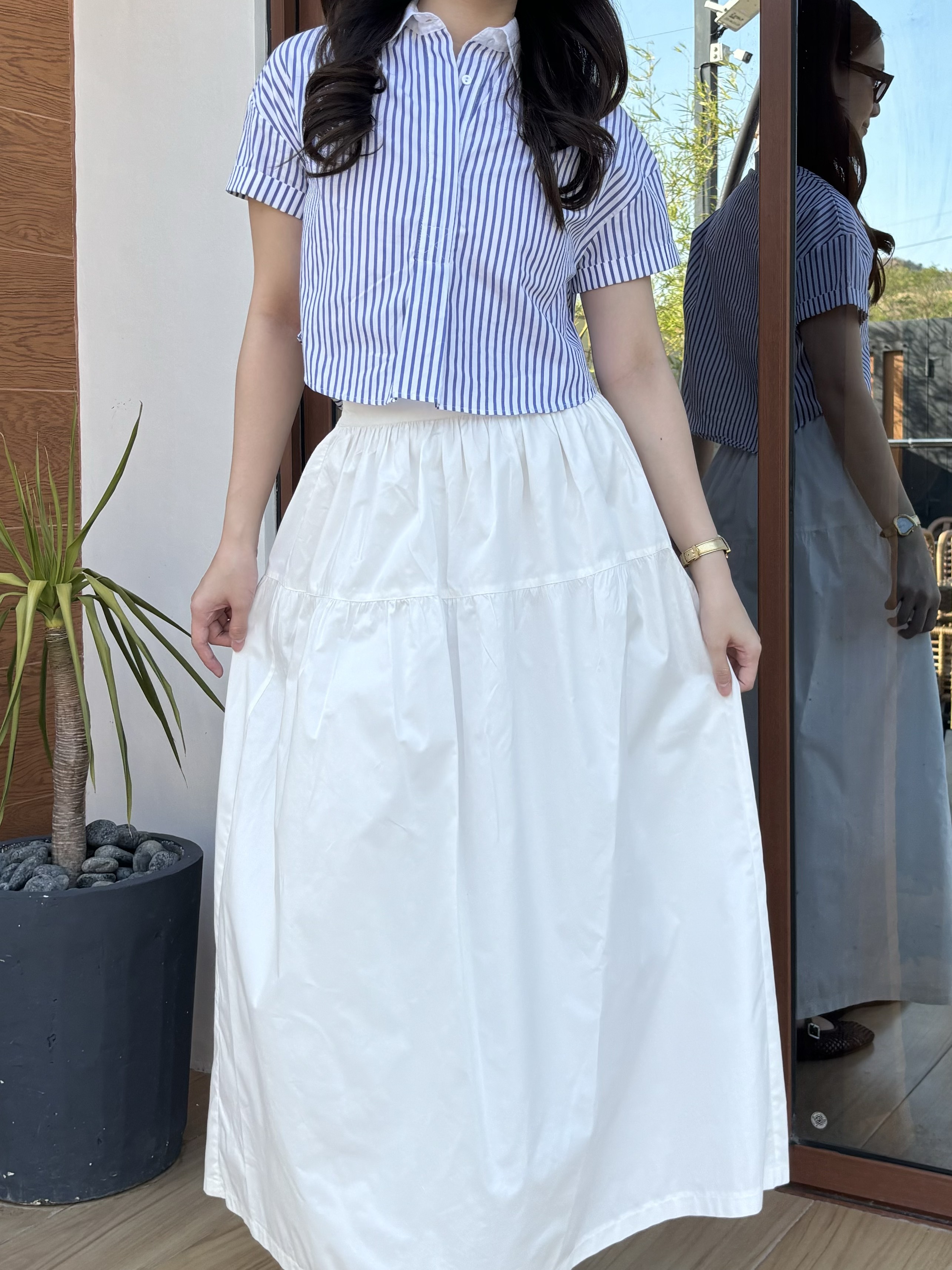 Aelia Poplin Skirt