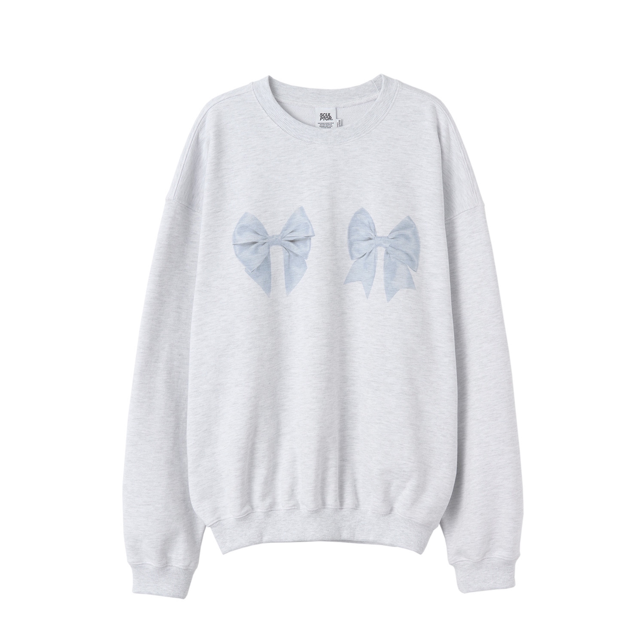 [SCULPTOR] BOW BOW SWEATSHIRT