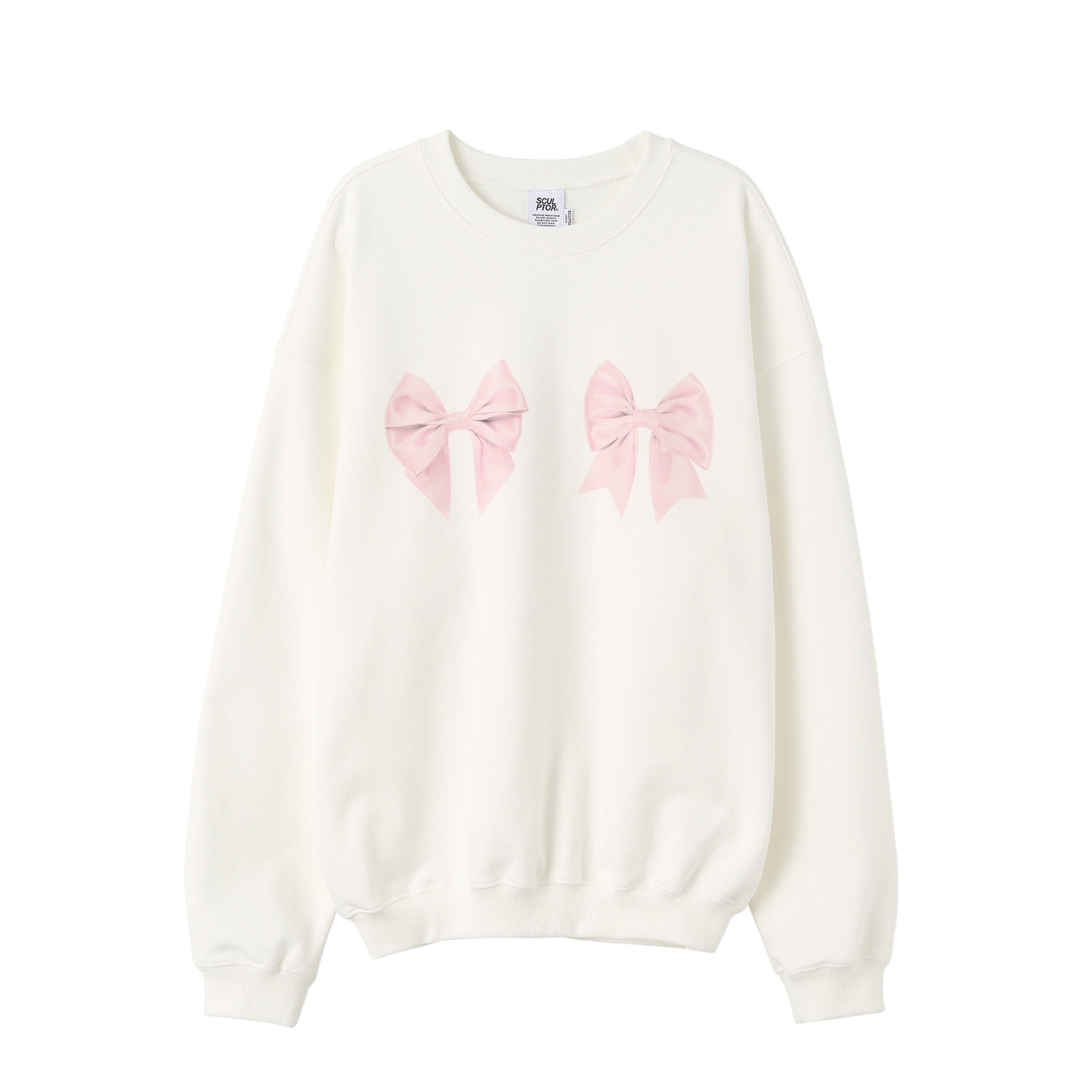 [SCULPTOR] BOW BOW SWEATSHIRT