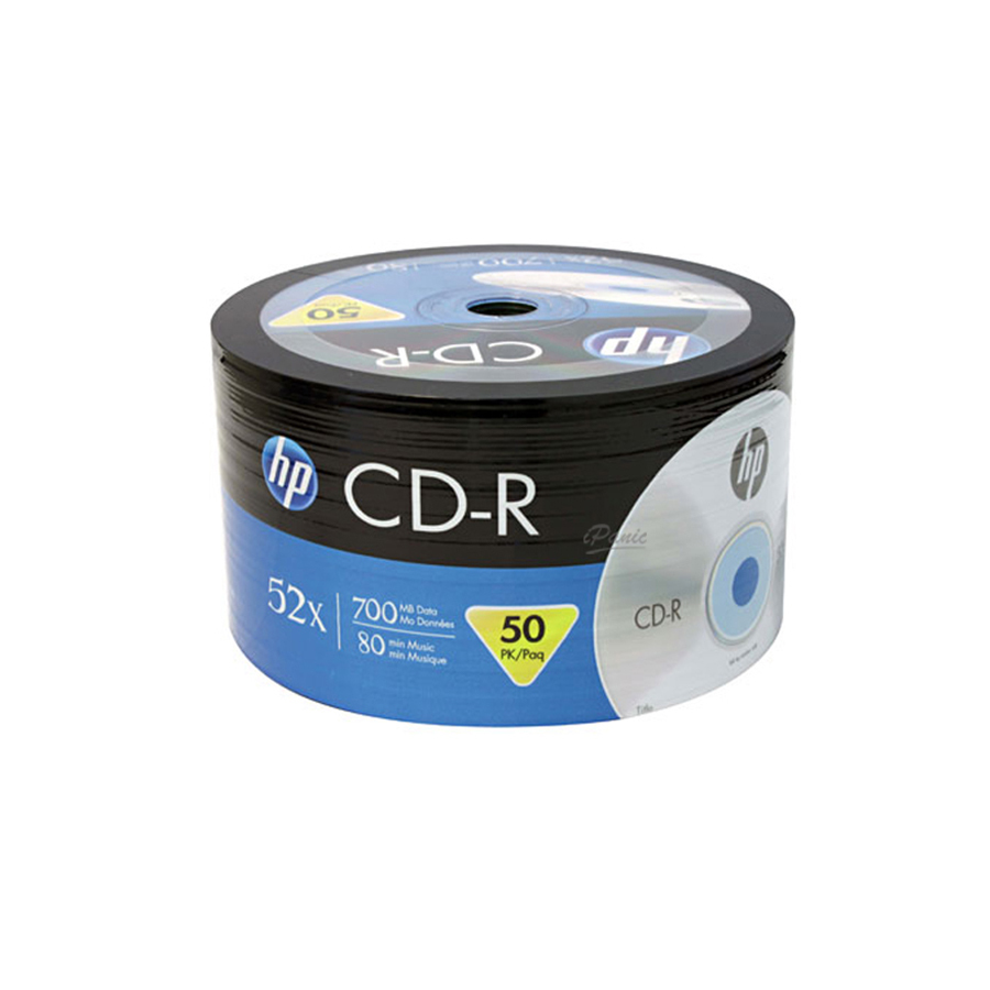 HP CD-R 52X 白金片 50片 空白光碟片 光碟 CD 空白光碟片