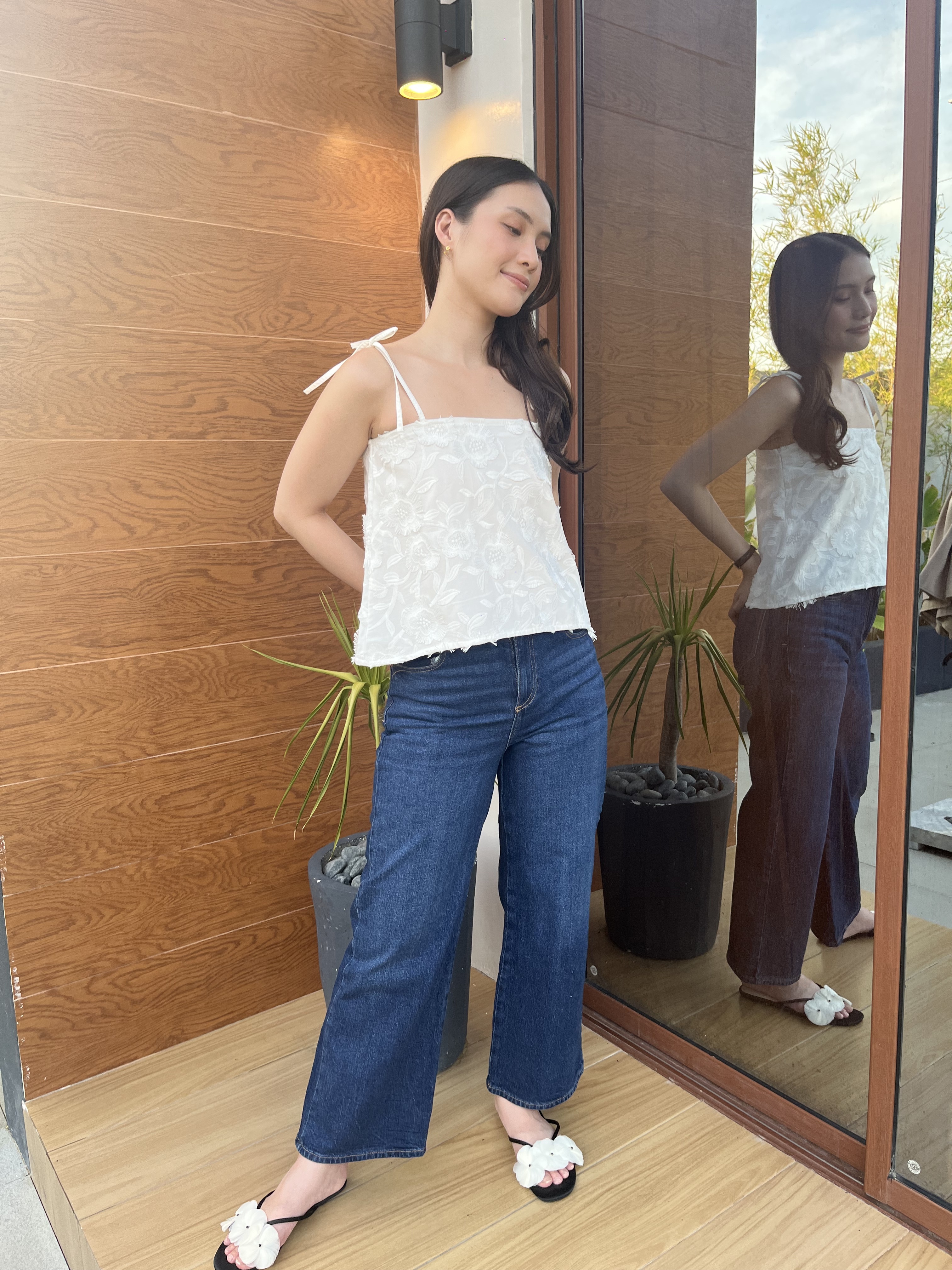 Bowie Embroidered Top