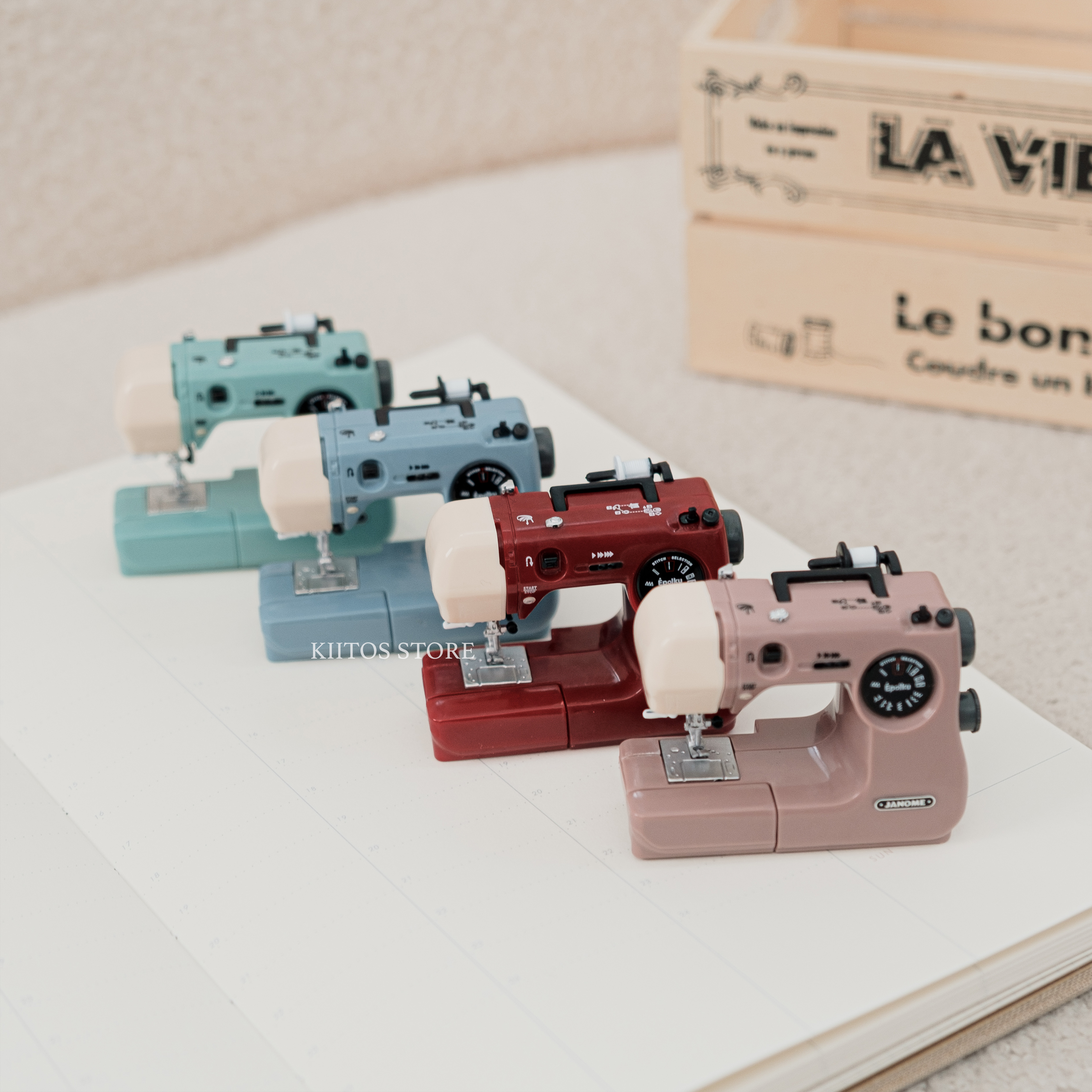 【現貨】日本 TOYS CABIN 扭蛋 JANOME Epolku 仿真迷你缝紉機 不挑款 隨機