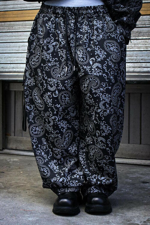 佩斯利尼龍氣球褲