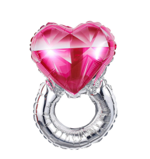 戒指花朵气球 教师节母亲节礼物