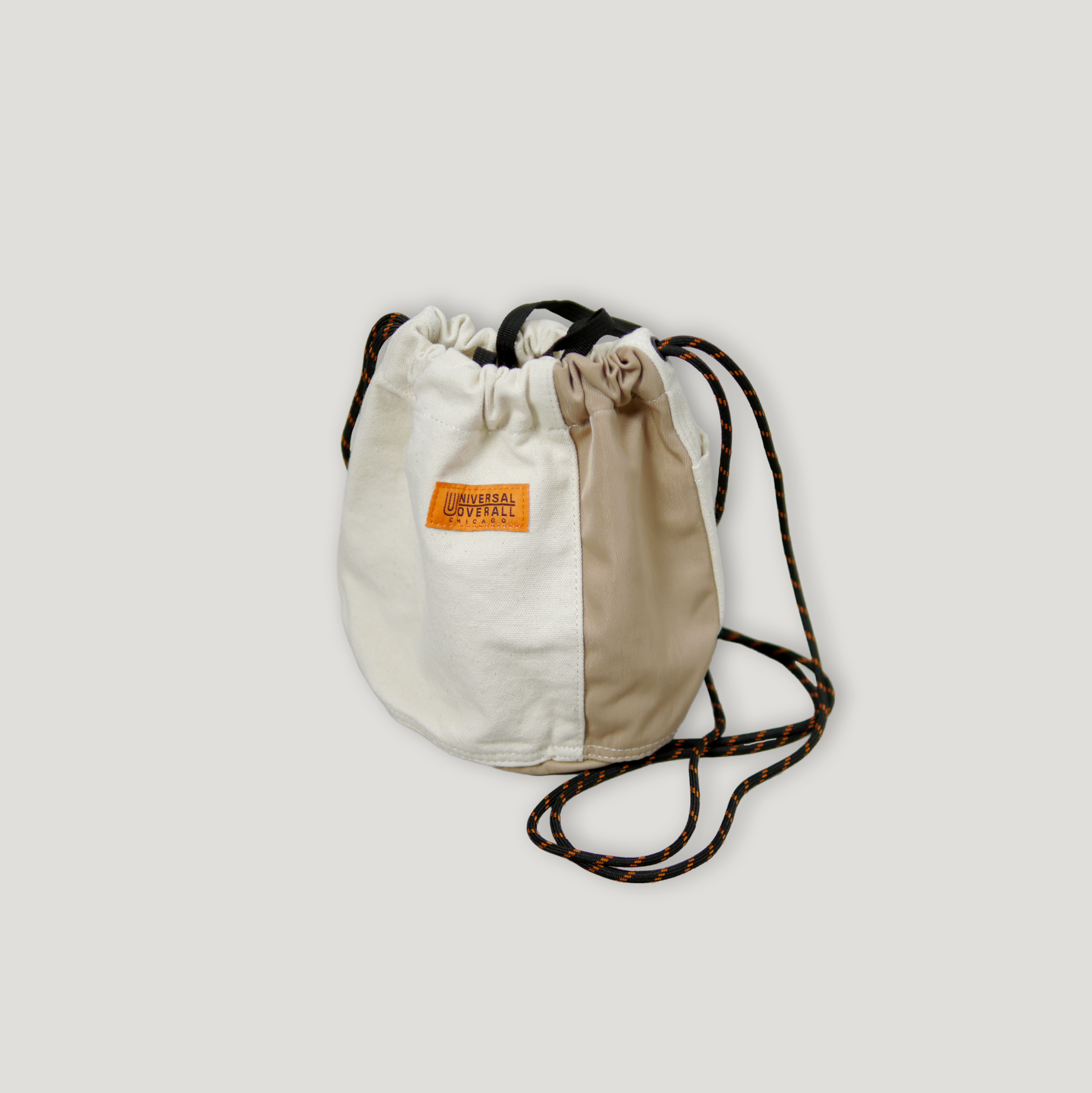 UNIVERSAL OVERALL 2 Material Switching Drawstring ╭ 3色 ╮