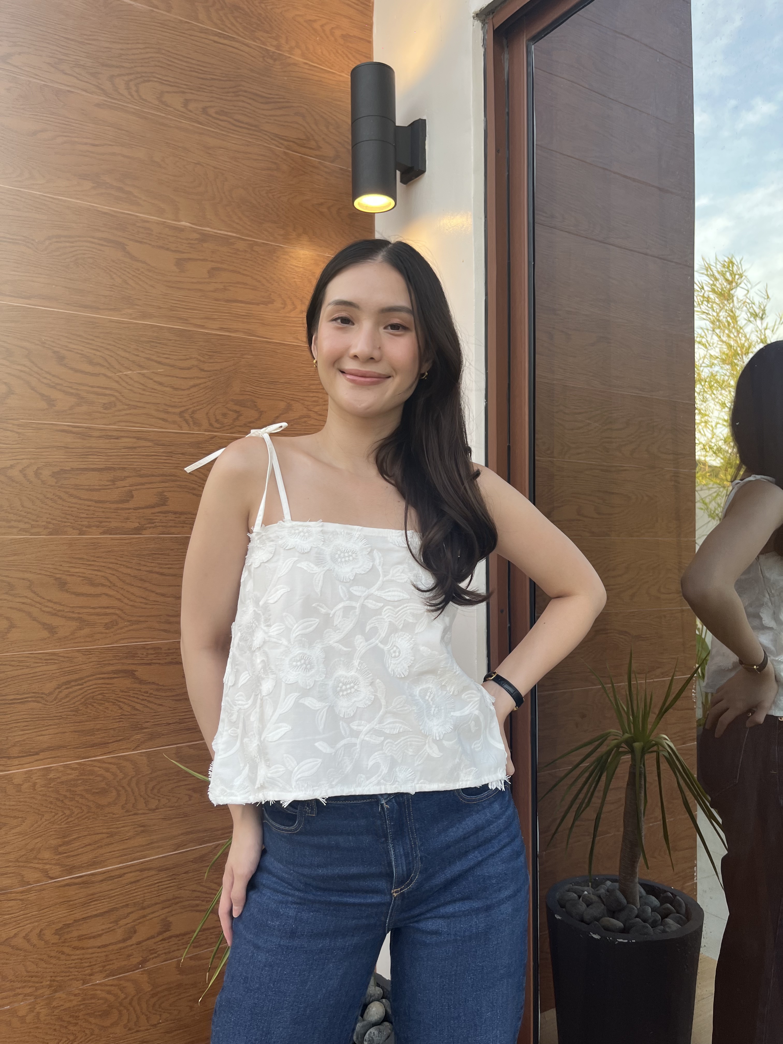 Bowie Embroidered Top