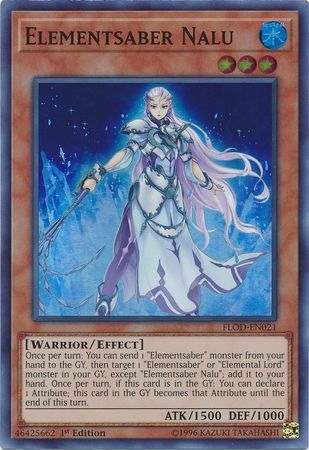 Yu-Gi-Oh! Elementsaber Makani – FLOD-EN020 Ultra Rare, Unlimited Edition
