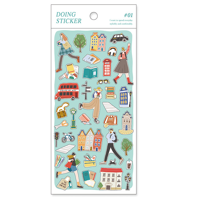 Doing sticker 系列 和紙貼紙｜日本Mind Wave