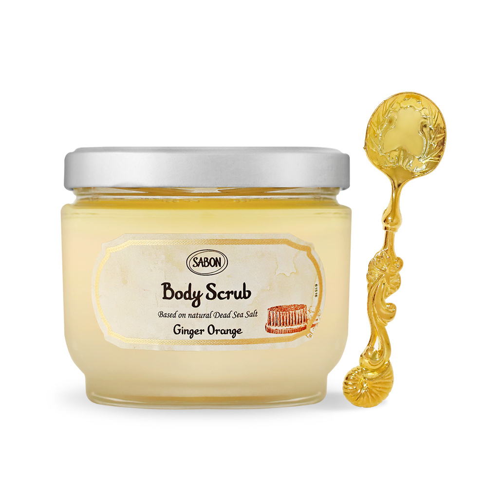 SABON 身體磨砂膏(600g)-國際航空版 (附金湯匙)