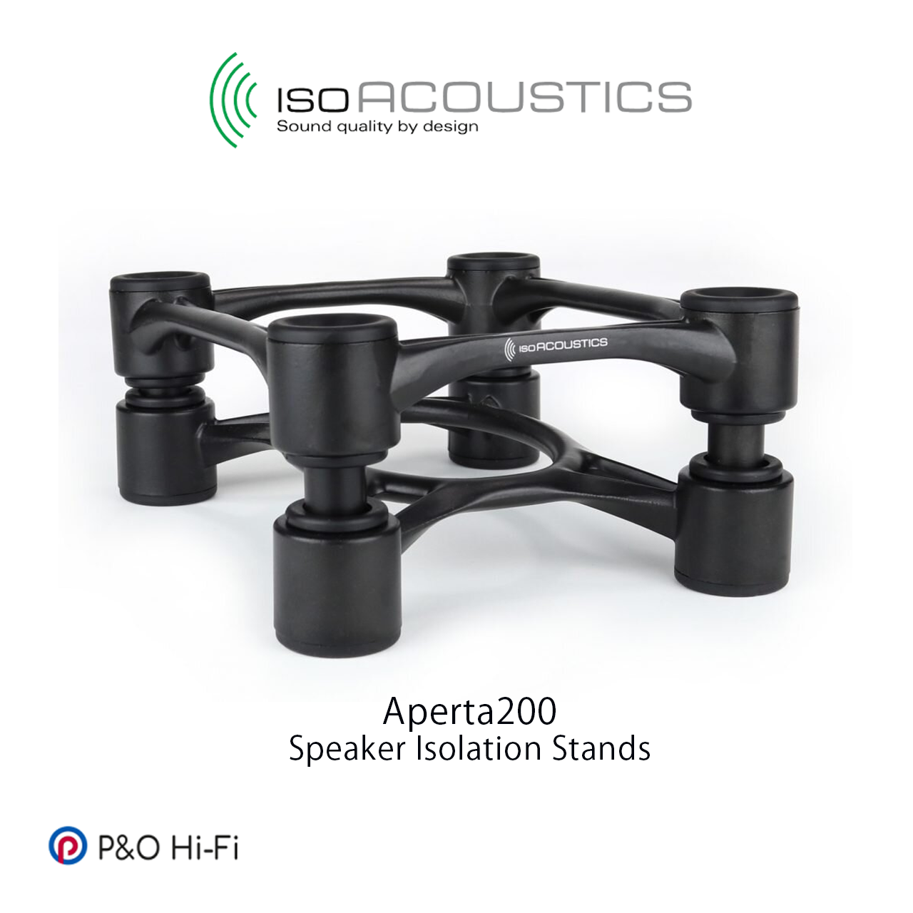 IsoAcoustics Aperta 200 書架喇叭化震架 (一對/兩色）