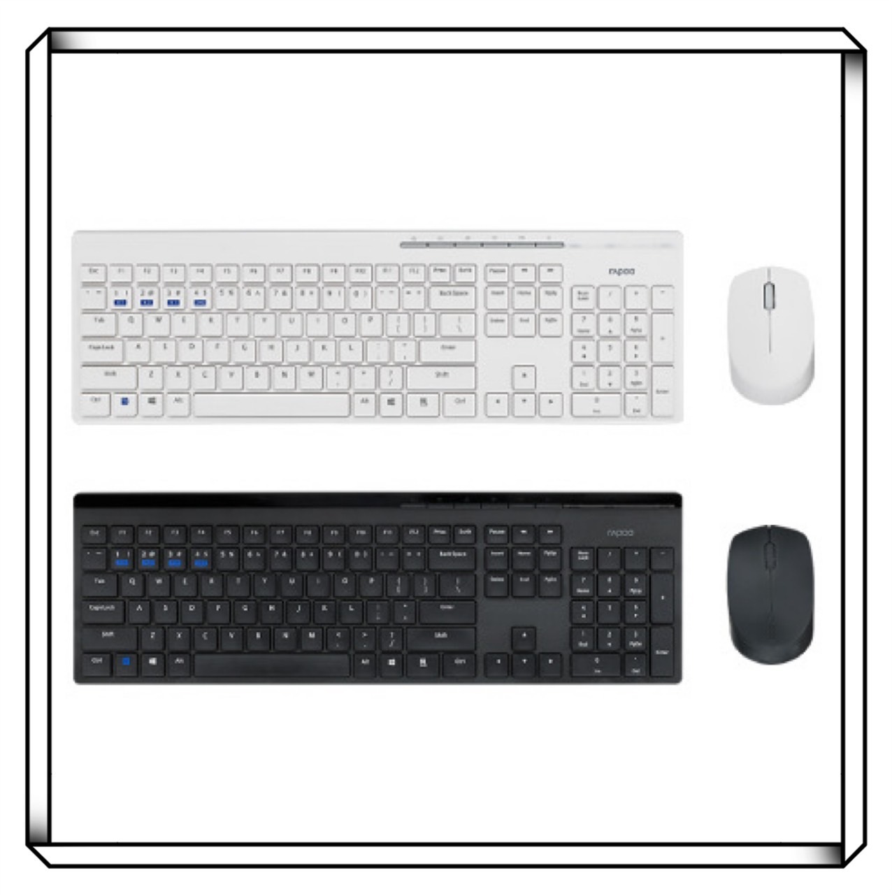 Rapoo 雷柏 8100GT 三模多工切換靜音無線鍵鼠組