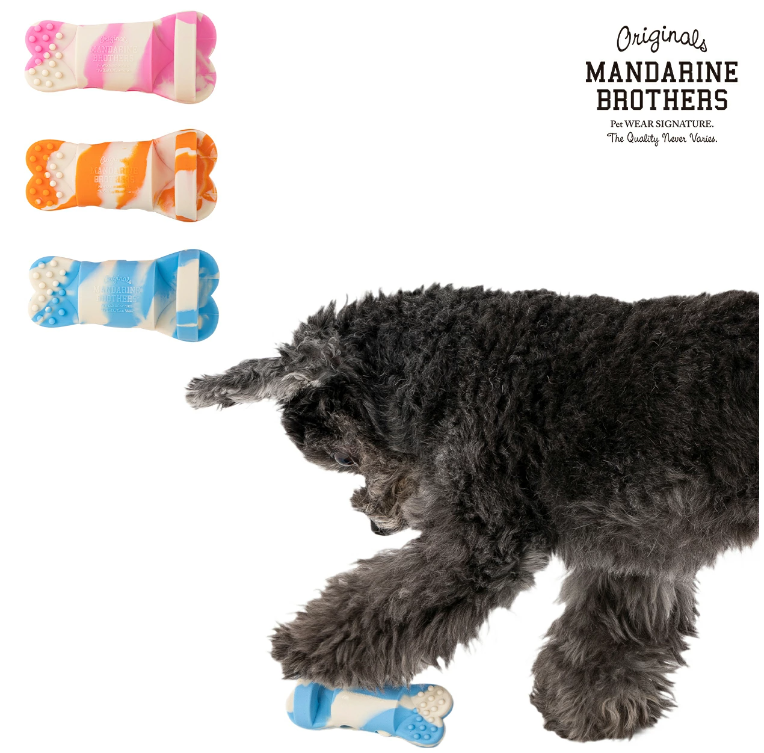 Mandarine Brothers 磨牙藏食 2合1 玩具 （粉紅／粉藍 ）