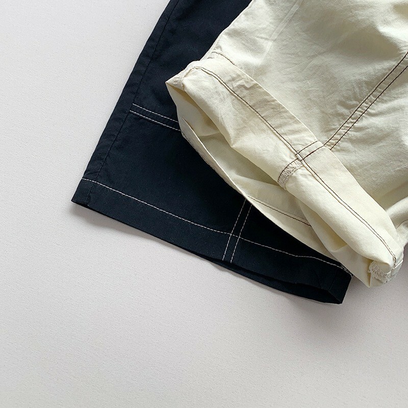 現貨90｜兩色～外車線五分褲