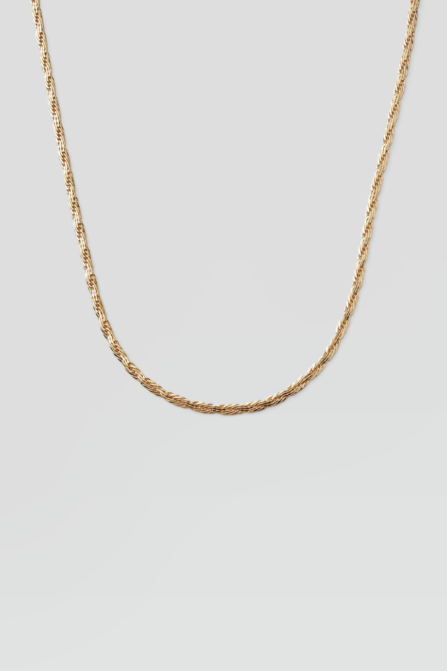 Crystal Haze｜MOMMO 金色麻花項鍊