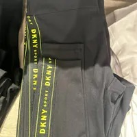 [S] DKNY HIGH WAIST 7/8 TIGHT WITH LOGO TAPING,ZEST, DP3P1883-ZST (SD911)