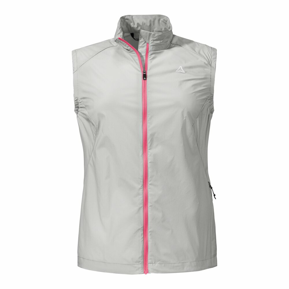 【Schoffel】女防風抗水立領背心 / 24SL50-13562-[玫瑰粉、淺灰]