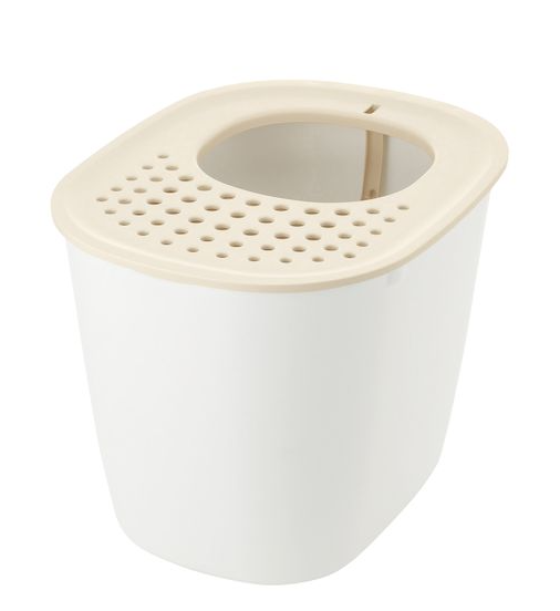 Richell Non-Stick Bucket Cat Litter Tray White