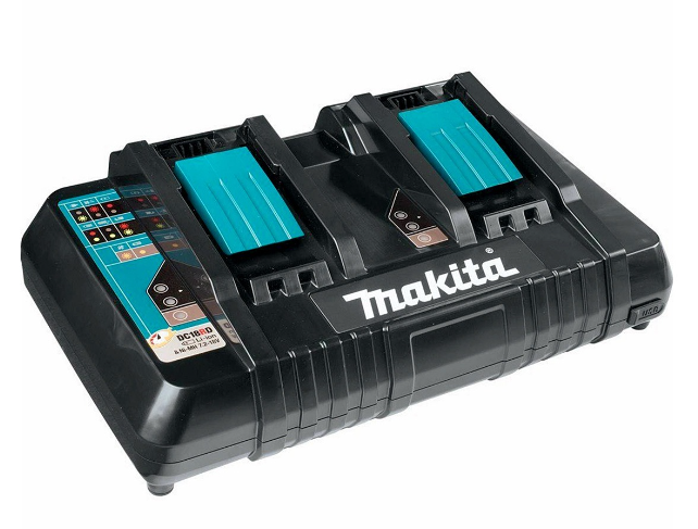 "MAKITA"牧田牌 快速充電器 DC18RD(鋰18V)雙頭(有盒)-[196934-4]