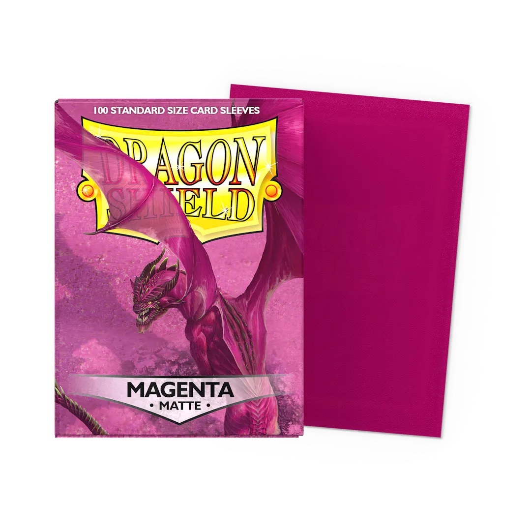 龍盾卡套 Dragon Shield - Magenta - Matte Sleeves - Standard Size