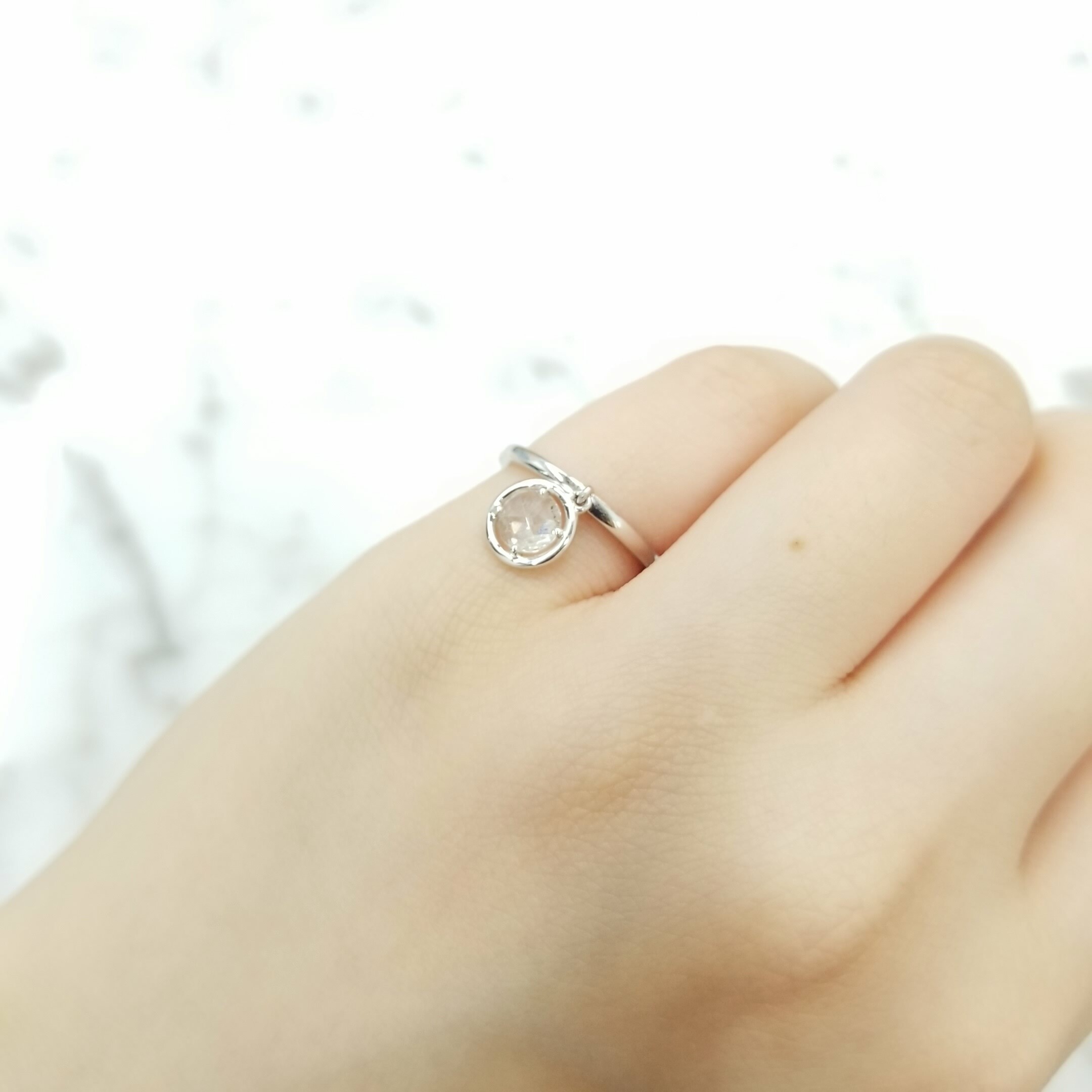 18K White Gold 0.85ct Diamond Ring