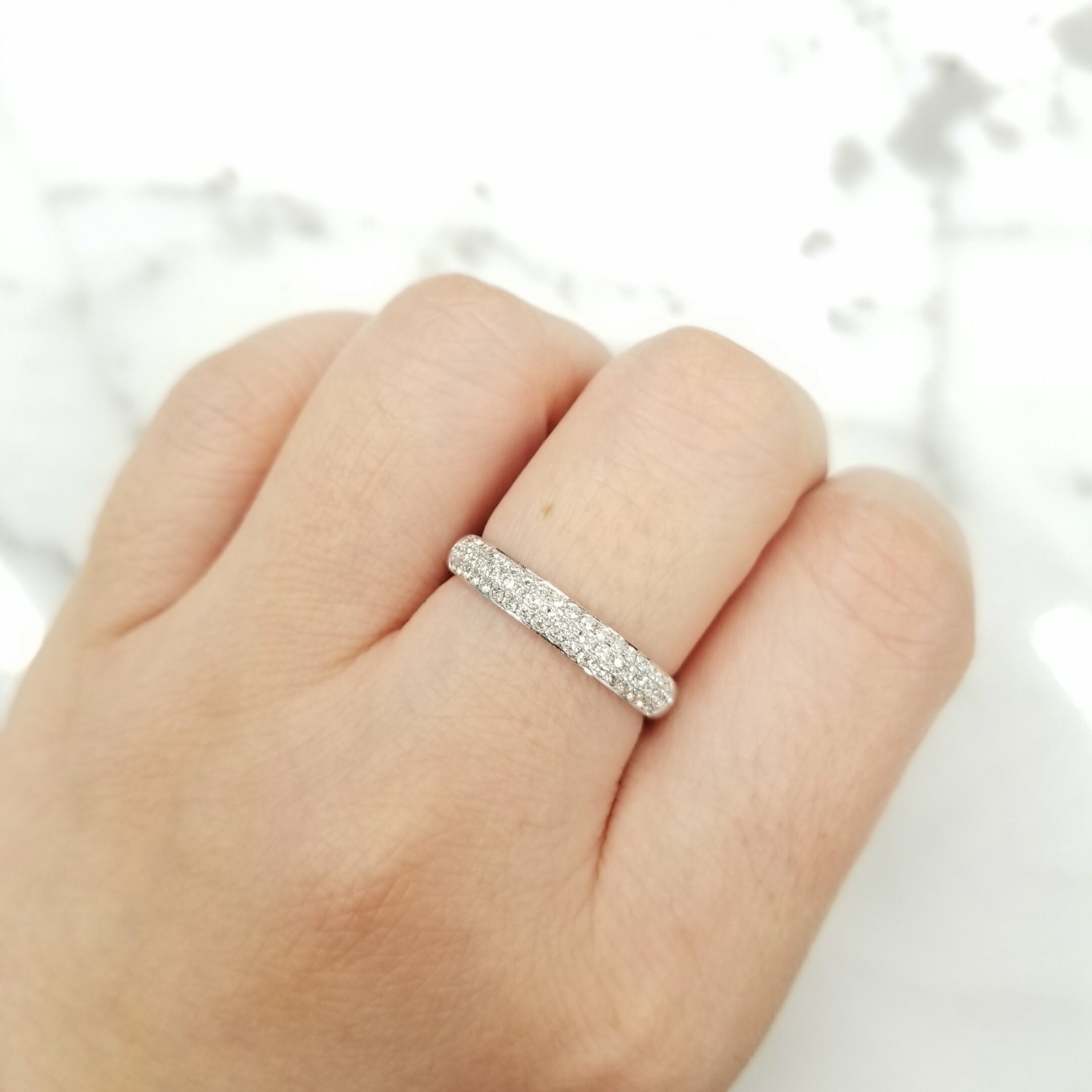 18K White Gold 0.44ct Diamond Ring