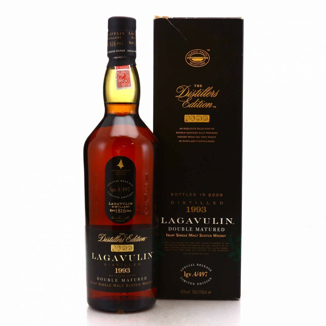 Lagavulin Distillers Edition 1993/2009 Release - 70cl/43%