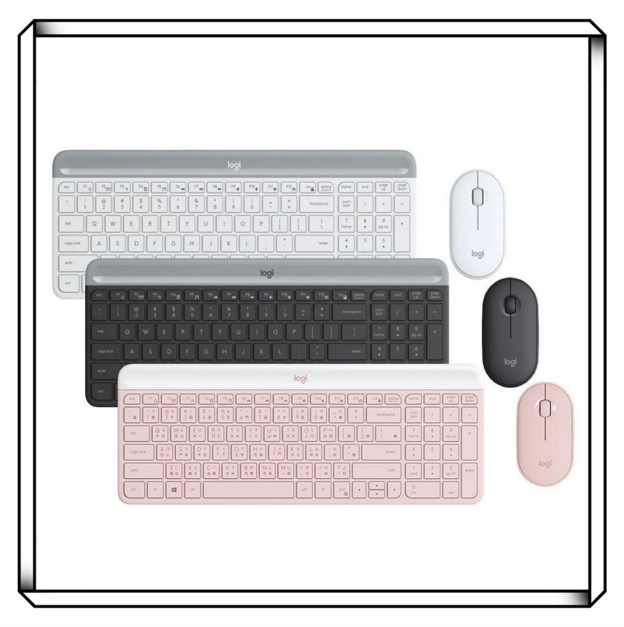 Logitech 羅技 MK470 輕薄無線鍵盤滑鼠組