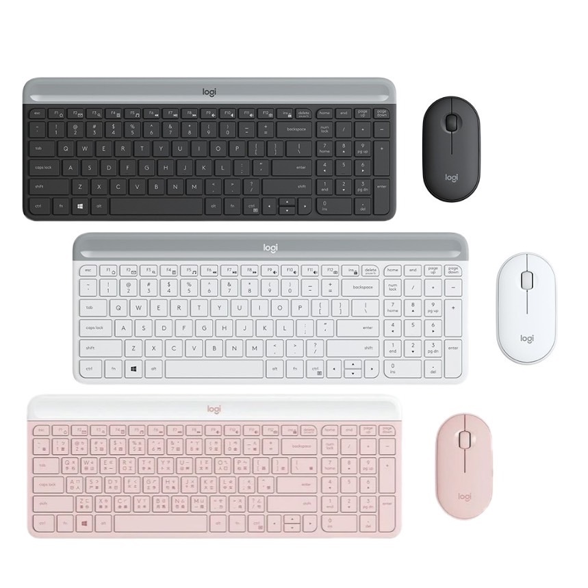 Logitech 羅技 MK470 輕薄無線鍵盤滑鼠組