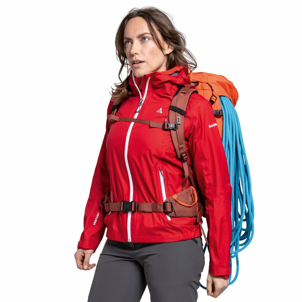 【Schoffel】女3L防水防風連帽外套 / 24SL20-13649-[紅、冰藍、海軍藍]