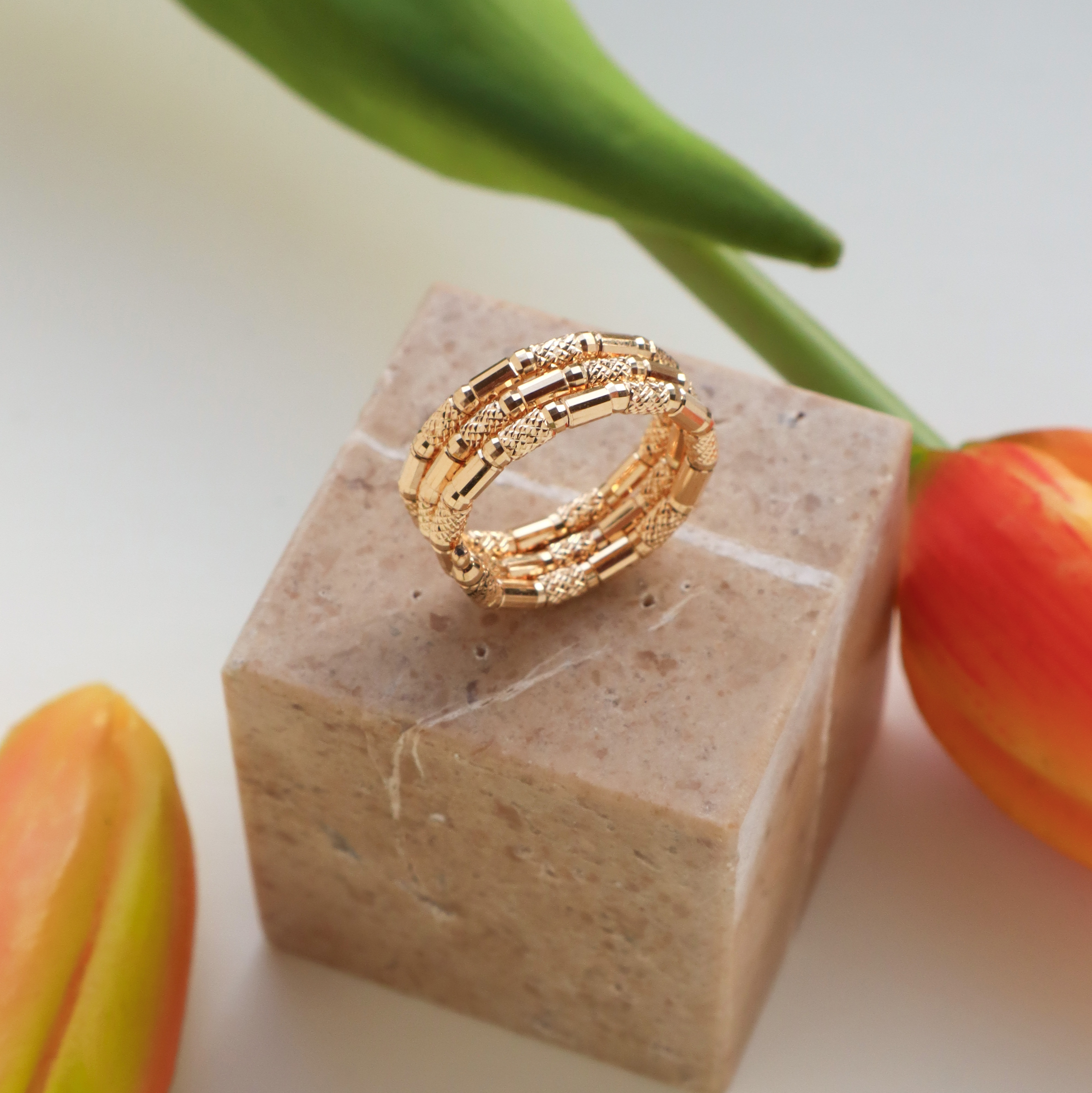 18K/日本設計款系列-厚圈環戒