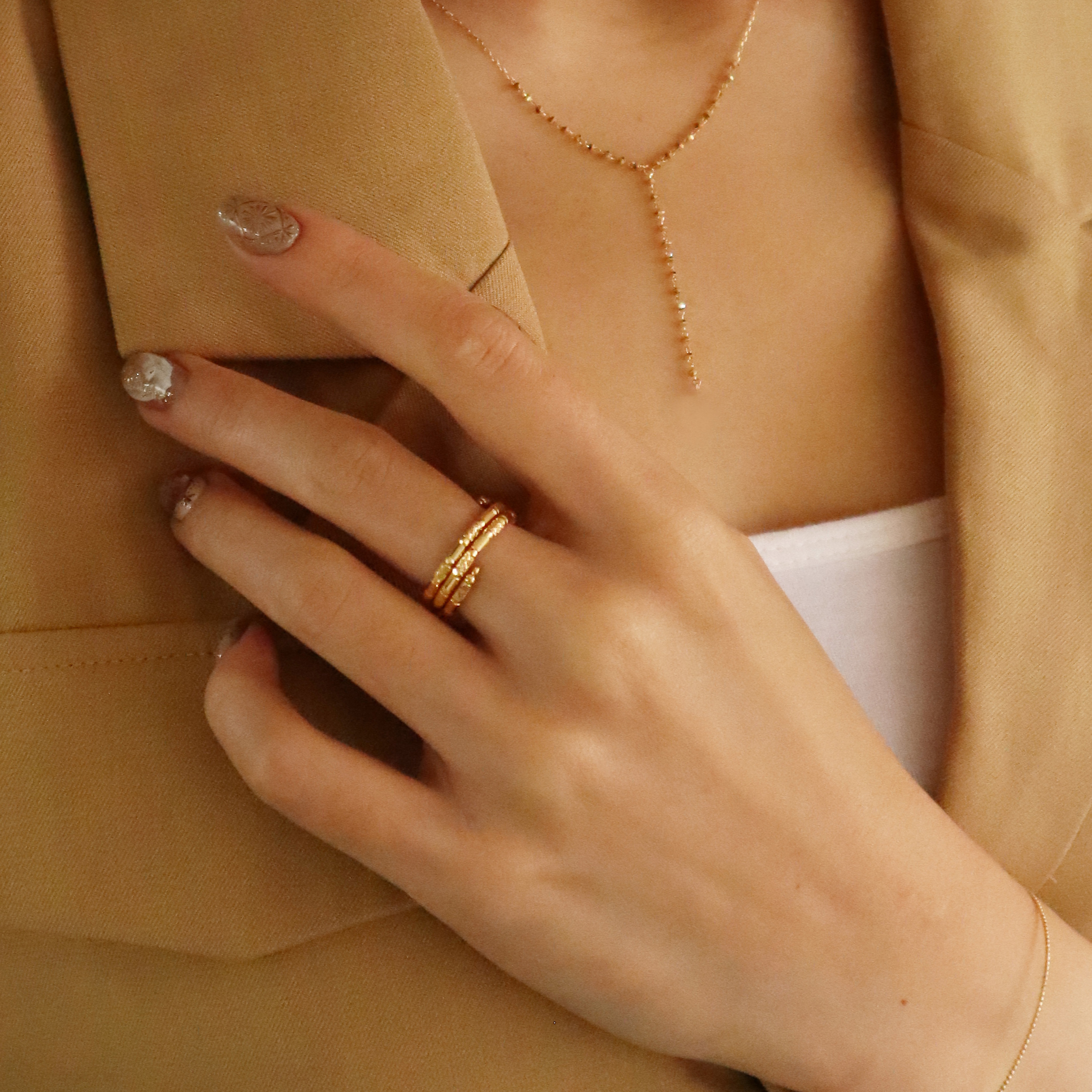 18K/日本設計款系列-厚圈環戒