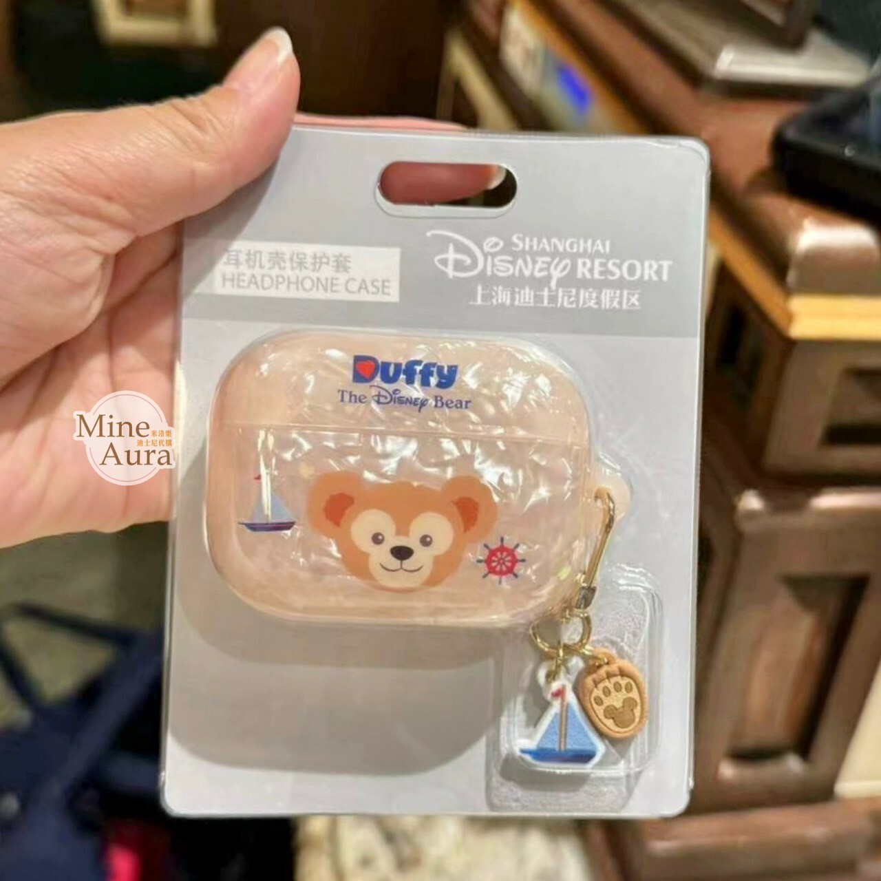 達菲 Duffy 帆船掛飾 apple AirPods Pro 2 耳機保護套 -上海迪士尼樂園